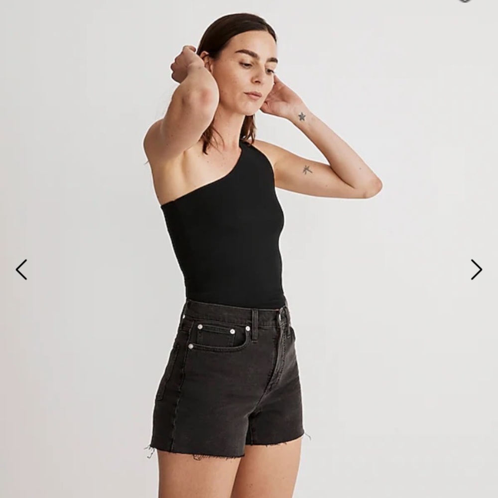 Madewell High-Rise Denim Shorts - Lunar Wash